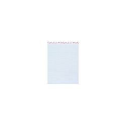 Elco Notizblock DIN A5 Kariert Geleimt Weiß Perforiert 200 Seiten Pack 10