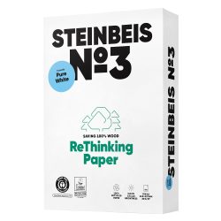 Steinbeis PureWhite DIN A4 Druckerpapier  Recycelt 100% 80 g/m² Glatt Weiß 500 Blatt