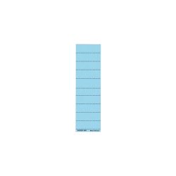 Leitz ALPHA Beschriftungsschilder 1901 Für Vollsichtreiter 6114 4-zeilig beschriftbar Blau Karton 6 x 21,5 cm 100 Stück