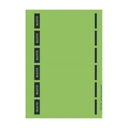 Leitz PC-beschriftbare Selbstklebende Rückenschilder 1686 Für Leitz 1050 Qualitäts-Ordner Grün 39 x 192 mm 150 Stück
