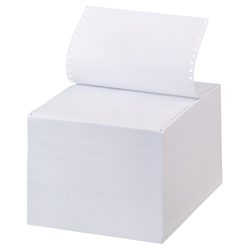 Niceday Computer-Endlospapier DIN A5 70 g/m² Längsperforation, 1-fach 240 mm x ca.152 mm (6