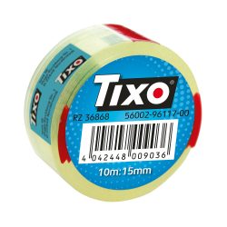 Tixo Klebefilm 207456 Polypropylen 15 mm x 10 m Transparent