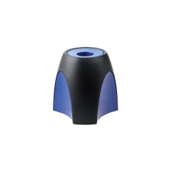 HAN Briefklammernspender Delta Kunststoff Schwarz, Blau 9,5 x 9,5 x 8,8 cm