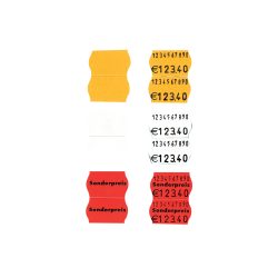 SATO Etikettenrolle 26 x 16 mm Weiß 2-zeilig Weiß 2,6 x 1,6 cm 1200 Stück