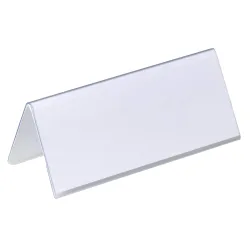 DURABLE Tischnamensschild 805019 Transparent 25 Stück