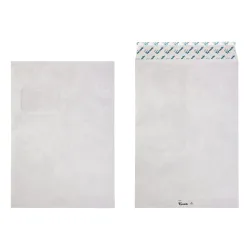 Tyvek Versandtaschen C4 54 g/m² Weiss Mit Fenster Abziehstreifen 229 x 324 mm 100 Stück