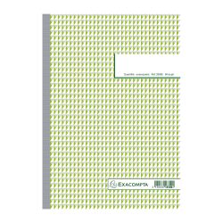 Exacompta Auftragsbuch DIN A4 Kariert 21 x 0,8 x 29,7 cm Weiß 25 Blatt