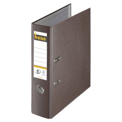 Bene No.1 Power Ordner A4 80 mm Braun 2 Ringe 291400 PP (Polypropylen) Glatt Hochformat
