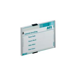 DURABLE Informationsschild Aluminium, Acrylglas 14,9 x 5,3 cm