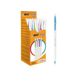 BIC Cristal Up Kugelschreiber Farbig sortiert Mittel 0,35 mm 20 Stück