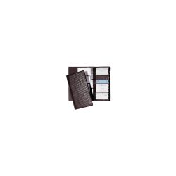 DURABLE Visitenkartenbuch Visifix Centium DIN A4 200 Karten Schwarz 14,5 x 4,5 x 25,5 cm