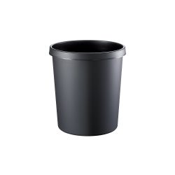 Helit Papierkorb the german H6105895 18 l (Ø x H) 315 mm x 335 mm Polypropylen Schwarz 1 St.