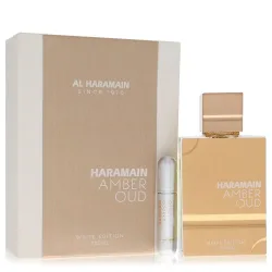 Al Haramain Amber Oud White Edition Eau De Parfum Spray (Unisex) 200 ml