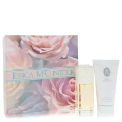 JESSICA Mc CLINTOCK by Jessica McClintock Gift Set -- 3.4 oz Eau de Parfum Spray + 5 oz Body Lotion