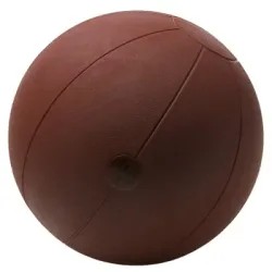 Togu Medizinball aus Ruton, 2 kg, Braun, 28 cm