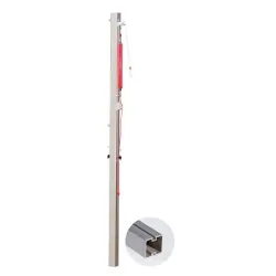 Sport-Thieme Volleyball-Mittelpfosten 80x80 cm, Mit Flaschenzugsystem