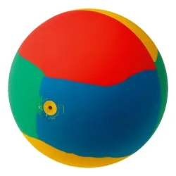 WV Gymnastikball aus Gummi, Bunt, 16 cm