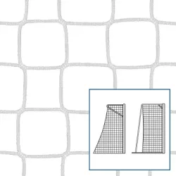 Sport-Thieme Kleinfeld-Fussballtornetz, Weiss, 4 mm
