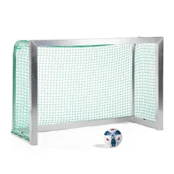 Sport-Thieme Mini-Fussballtor vollverschweisst, Inkl. Netz, grün (MW 4,5 cm), 1,80x1,20 m, Tortiefe 0,70 m
