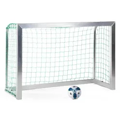 Sport-Thieme Mini-Fussballtor vollverschweisst, Inkl. Netz, grün (MW 10 cm), 1,80x1,20 m, Tortiefe 0,70 m