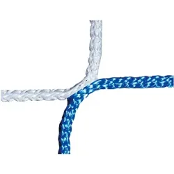 Grossfeld-Fussballtornetz, Blau-Weiss