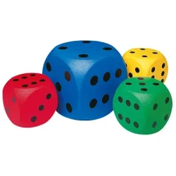 Volley Schaumstoffwürfel, Blau, 30 cm