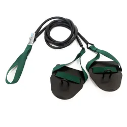 StrechCordz Zugseil mit Handpaddel, Grün, Zugstärke 3,6?10,8 kg
