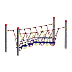 Huck Seilspielgeräte Abenteuerbrücke 
