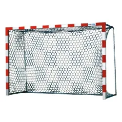Handballtornetz 80/100 cm, Weiss-Blau
