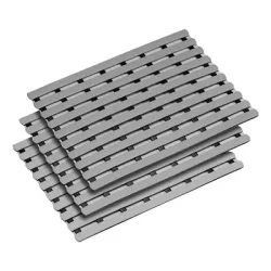 Bädermatte nach Mass, 60 cm, Grau