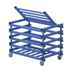 Sport-Thieme Transportwagen by Vendiplas, Blau, Für Grossteile mit Deckel
