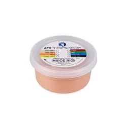 AFH Webshop Therapieknete, Hellbeige, sehr weich, 8,5x8,5x4 cm, 85 g