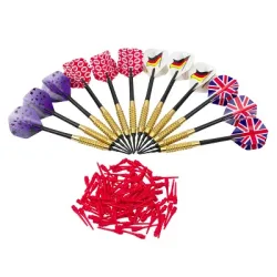 Kings Dart Steeldart-Set inkl. 100 Longlife-Spitzen