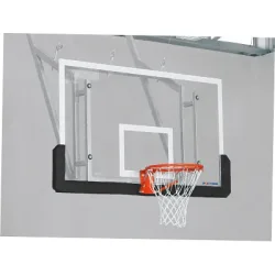 Sport-Thieme Kantenschutzpolster für Basketball-Zielbrett, Für 18 mm Zielbrettstärke, Schwarz