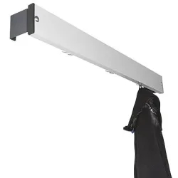 Sypro Garderobenleiste, 1,01 m, Anthrazit (RAL 7016), Nassräume