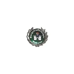 Pin mit Kranz, Kranz Silber