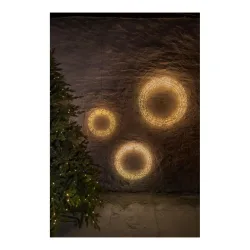 STT Angel Wreath Argento, LED Kranz