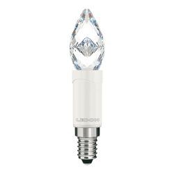 Ledon LED Lampe: Kerze, Kristall (Swarovski)
