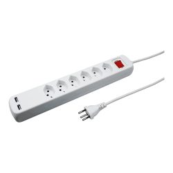 Steffen Power Easy - Steckdosenleiste (Weiss)