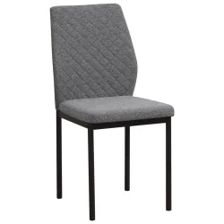 Stuhl Mia In Grau  Mikrofaser 