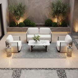 Gartenlounge Coralie 4-teilig 155/62 cm 