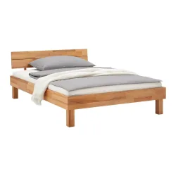 Bett Aus Massiv Holz Ca. 120x200cm 