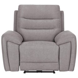Relaxsessel In Grau Holz, Textil Grau 