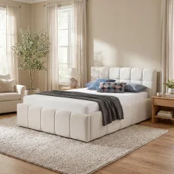 Polsterbett Ascona Creme Ca. 140x200cm 140/200 cm Creme 