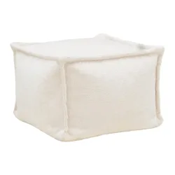 Hocker Cube Mega In Beige Beige Textil 