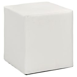 Hocker In Weiss Weiss Textil 