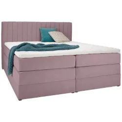 Boxspringbett Simon In Flieder Ca. 160x200cm 160/200 cm Flieder 