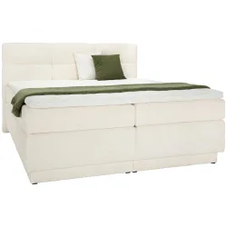 Boxspringbett In Weiss Ca. 180x200cm 180/200 cm Weiss 