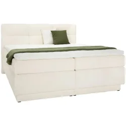 Boxspringbett In Weiss Ca. 160x200cm 160/200 cm Weiss 