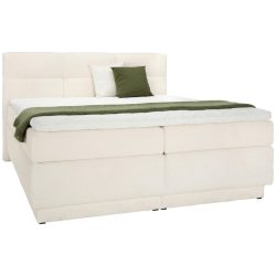 Boxspringbett In Weiss Ca. 160x200cm 160/200 cm Weiss 